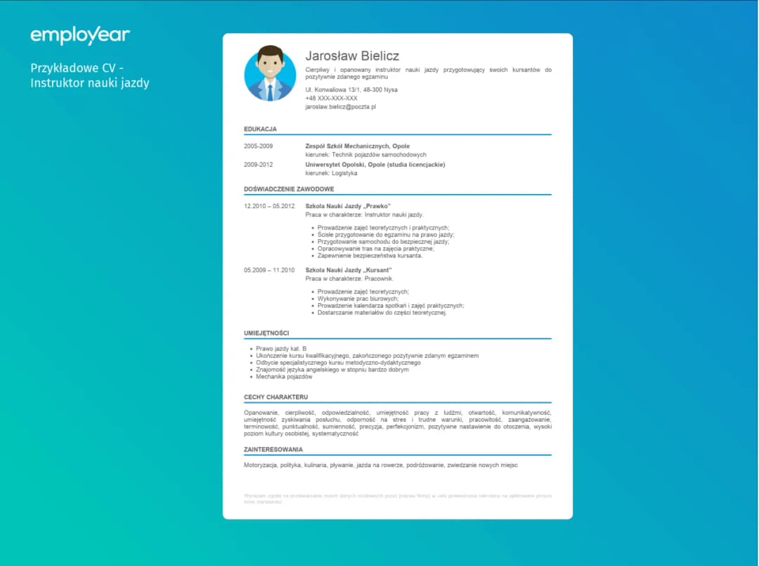 Gdzie wpisać prawo jazdy w CV, aby zwiększyć swoje szanse na pracę